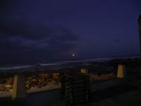 mossel bay point beach moon at night south africa 2 