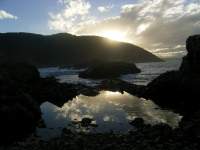 ocean beach sunset water reflection 1 