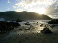 ocean beach sunset water reflection 2 