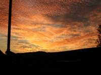 sunset clouds bright orange red 1 