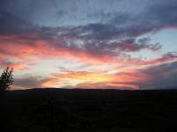 sunset clouds bright orange red 5 