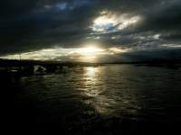 sunset clouds water reflection 29 